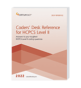 image of  Coders’ Desk Reference for HCPCS Level II