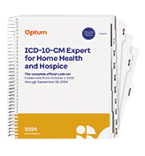 image of 2024 ICD-10-CM Expert for Home Health and Hospice with Guidelines (Spiral)